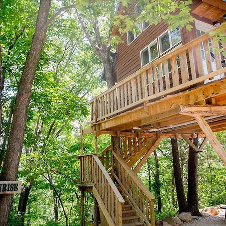 The Cottage Treehouses Hermann Extérieur photo